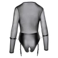 Body COTTELLI LINGERIE BONDAGE XL z regulowanymi kajdankami i długimi rękawami
