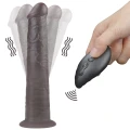 Dildo Lovetoy Dual Layer - 10'' Platinum Silicone, 10 trybów, zdalne sterowanie