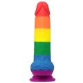 Dildo Prider 7.5'' | Platynowy silikon | Hipoalergiczny | Przyssawka