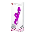 Wibrator silikonowy PRETTY LOVE TERNENCE 19,6cm, 12 wibracji, 4 rotacje
