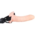 Dildo wydrążone You2Toys, długość 17 cm, średnica 3,9-4,3 cm, regulowane wibracje