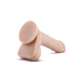 Dildo AU NATUREL 8.5 INCH, TPE, przyssawka, realistyczna faktura żylasta