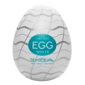 Masturbator jednorazowy Tenga Egg Wavy II - Ultraelastyczny rękaw, długość 7 cm