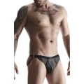 Jockstrap fetysz męski REGNES FETISH PLANET, wetlook, elastyczna kratka, BigBossEFFECT