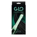 Flogger do BDSM GLO - Skórzany PU 61 cm, świecący w ciemności, idealny do krępowania