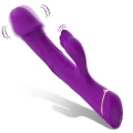 Stymulator łechtaczki Rubberco Purple, silikon, 9 funkcji wibracji, wodoodporny