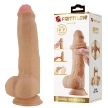 Dildo PRETTY LOVE - DRACO TPR, 9.2", przyssawka, elastyczna konstrukcja kręgowa