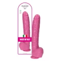 Dildo - Włoski Styl 15,5'' z Przyssawką, Różowy, 40 cm, 7 cm Średnicy
