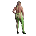 Bodystocking UV Neon z Halternkiem, Rozmiar XL/XXXXL, Elastyczny Nylon