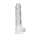 Dildo REALROCK CRYSTAL CLEAR - 10