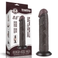 Dildo - Realistyczne TPE, 8", Dwuwarstwowa struktura, Przesuwająca się skóra
