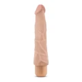 Wibrator realistyczny Dr. Skin, PVC, 4,6 cm, z regulacją wibracji