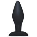 Korek analny - Black Velvets, silikonowy, 12 cm długości, 4 cm średnicy