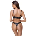 Biustonosz Cottelli LINGERIE 85B/L, matowy, z fiszbinami, regulowane ramiączka