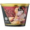 Świeca do masażu Shunga Romance, zapach truskawki i szampana, 170 ml, metalowy słoiczek