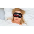 Opaska na oczy - BUDZIĆ TYLKO NA SEX, delikatna w dotyku, zabawny napis