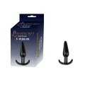 Korek analny Lovesecret LS18 T-Plug 09, 12,3 cm, elastyczny TPE, stylowy czarny
