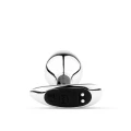 Wibrator analny (butt plug) M Series – metal, pilot zdalnego ster., 10 tryb. IPX7