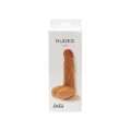 Dildo PVC Lola Games Nudes, 17,5 cm długości, realistyczny, z przyssawką
