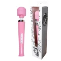 Masażer klasyczny USB Magic Wand Pink - Silikon, 10 funkcji, długość 32 cm