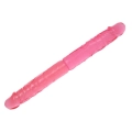 Wibrator podwójny BAILE Double Dong 35 cm, realistyczny, teksturowany trzon