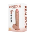 Dildo RealRock® wibrujące 25 cm, naturalny wygląd, przyssawka, skórzanopodobne