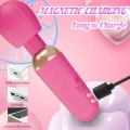 Masażer Wielofunkcyjny Little Fairy Wand Pink, 10 trybów wibracji, silikon medyczny