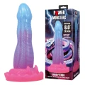 Dildo Power Monsters Void - 20,5 cm, silikon, teksturowany, z przyssawką