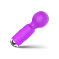 Mini masażer, USB, 20 funkcji, wodoodporny, ergonomiczny uchwyt - Fioletowy
