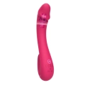 Wibrator G-Spot Vibey – Kinky Pleasure, gięty 90° silikonowy, magnetyczne USB
