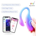 Wibrator noszony Magic Motion Flamingo Max — sterowanie aplikacją, squeeze-control, wodoodporny