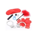 Zestaw akcesoriów BDSM – Kinky Fantasy Kit, stal nierdzewna, 100% nylon, wibracje