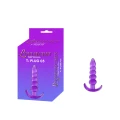 Korek analny Lovesecret Sensual T-Plug 05, 12 cm, elastyczny TPE, fioletowy