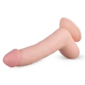 Dildo Real Fantasy Cliff, 22 cm długości, elastyczny, przyssawka, wodoodporny