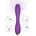 Wibrator ergonomiczny Flamingo Purple, 9 trybów wibracji, wodoodporny, silikonowy