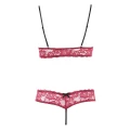 Bielizna Koronkowa COTTELLI LINGERIE - Biustonosz Z Otwartymi Miseczkami i Stringi Rio