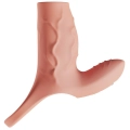 Nakładka masturbacyjna Realistixxx Real Sleeve Clit S, silikon, USB, 10 trybów