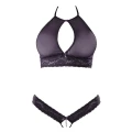 Biustonosz i Stringi COTTELLI LINGERIE | Koronkowe Detale, Przezroczystość, S/M