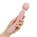 Wibrator typu wand Simi - 24,4 cm, 10 trybów wibracji, silikon medyczny, różowy