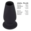 Zatyczka analna - Lust Tunnel Plug M, Silikon, 10 cm długości, 3-5 cm średnicy