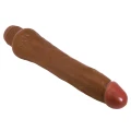 Dildo BAILE - barbara, ABS/TPR, 9.8'', wielostopniowe wibracje, zasilanie 2 AA