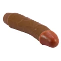 Dildo - BAILE - realistyczny TPR, wielostopniowe wibracje, 7.6''