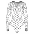Body COTTELLI LINGERIE, siateczkowe, zmysłowe, glamour design z długimi rękawami