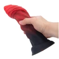 Dildo Power Monsters Infernal Goliath, 25 cm, pofalowany, silikon bezpieczny dla ciała