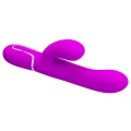 Wibrator króliczek PRETTY LOVE - Mariana, silikonowy, 7 wibracji, 7 thrusting, 4 rolki