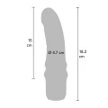 Wibrator G-Spot Mini, Silikonowy, Wodoodporny, 18.2 cm długości