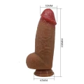 Dildo PRETTY LOVE - silikonowe, wodoodporne, realistyczny kształt