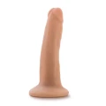 Dildo DR. SKIN, 5.5 cali, materiał PVC, przyssawka do mocowania na twardych powierzchniach