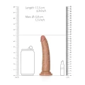 Dildo Real Rock - Smukły, realistyczny, zakrzywiony, przyssawka, 15,5 cm