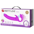 Wibrator strap-on Zanini, silikonowy, 28,3 cm, 10 trybów wibracji, wodoodporny